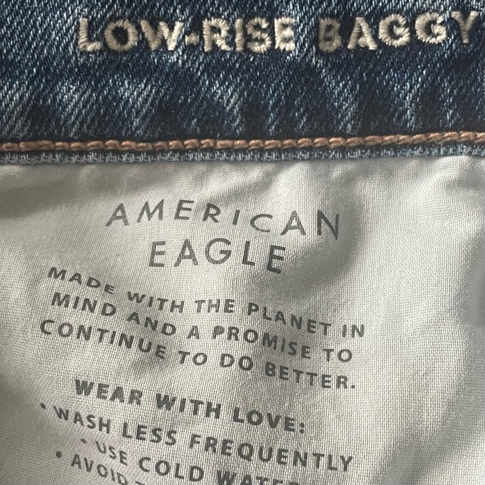 American Eagle Outfitters Low Rise Baggy Jeans